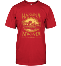 Load image into Gallery viewer, Disney The Lion King Live Action Hakuna Matata Sunset Poster Men's T-Shirt
