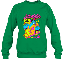 Load image into Gallery viewer, Disney Aladdin Genie In A Shirt Retro Abstract Crewneck Sweatshirt
