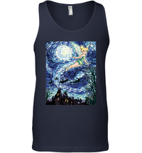 Load image into Gallery viewer, Disney Peter Pan Tinker Bell Starry Night Portrait Men's Tank Top
