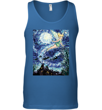 Load image into Gallery viewer, Disney Peter Pan Tinker Bell Starry Night Portrait Men's Tank Top
