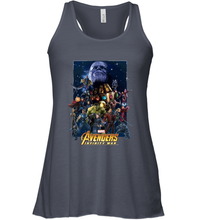 Load image into Gallery viewer, Marvel Avengers Infinity War Neon Team 2 Women's Racerback Tank
