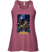Load image into Gallery viewer, Marvel Avengers Infinity War Neon Team 2 Women's Racerback Tank
