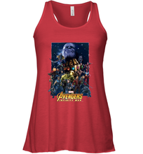 Load image into Gallery viewer, Marvel Avengers Infinity War Neon Team 2 Women's Racerback Tank
