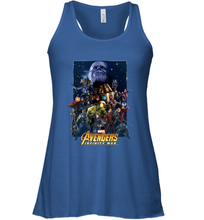 Load image into Gallery viewer, Marvel Avengers Infinity War Neon Team 2 Women's Racerback Tank
