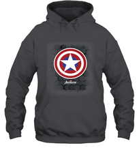 Load image into Gallery viewer, Marvel Gamerverse Captain America Symbol Hexagon Background Hooded Sweatshirt
