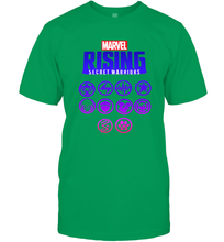 Load image into Gallery viewer, Marvel Rising Secret Warriors Hero Emblem Logo Men's T-Shirt
