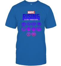 Load image into Gallery viewer, Marvel Rising Secret Warriors Hero Emblem Logo Men's T-Shirt
