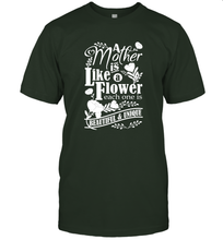 Load image into Gallery viewer, A mother is like a flower each one is beautiful and unique Men's T-Shirt
