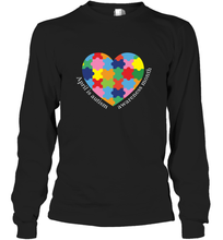 Load image into Gallery viewer, April is autism awareness month T shirt Long Sleeve T-Shirt

