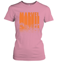 Load image into Gallery viewer, Marvel Avengers Halloween Logo Character Stencil Women's T-Shirt
