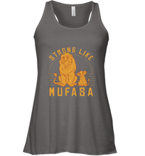 Load image into Gallery viewer, Disney Lion King Simba Strong Like Mufasa Women's Racerback Tank
