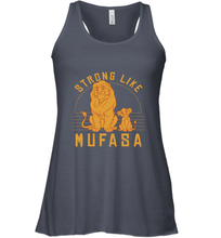 Load image into Gallery viewer, Disney Lion King Simba Strong Like Mufasa Women's Racerback Tank

