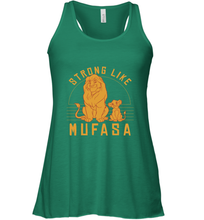 Load image into Gallery viewer, Disney Lion King Simba Strong Like Mufasa Women's Racerback Tank
