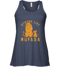 Load image into Gallery viewer, Disney Lion King Simba Strong Like Mufasa Women's Racerback Tank
