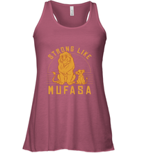 Load image into Gallery viewer, Disney Lion King Simba Strong Like Mufasa Women's Racerback Tank
