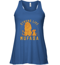 Load image into Gallery viewer, Disney Lion King Simba Strong Like Mufasa Women's Racerback Tank
