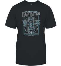 Load image into Gallery viewer, Marvel Fantastic Four Fantasticar Neon Lights Men's T-Shirt

