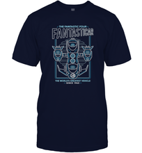 Load image into Gallery viewer, Marvel Fantastic Four Fantasticar Neon Lights Men's T-Shirt
