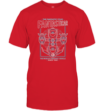 Load image into Gallery viewer, Marvel Fantastic Four Fantasticar Neon Lights Men's T-Shirt

