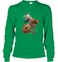 Load image into Gallery viewer, Marvel Rising Secret Warriors Group Shot Action Pose Long Sleeve T-Shirt
