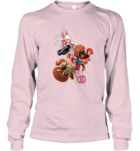 Load image into Gallery viewer, Marvel Rising Secret Warriors Group Shot Action Pose Long Sleeve T-Shirt
