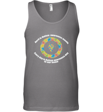 Load image into Gallery viewer, April is autism awareness month , Every day is Autism awareness day in our home AutismT shirt Men's Tank Top
