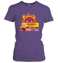 Load image into Gallery viewer, Marvel Deadpool Chimichangas Food Truck Women's T-Shirt
