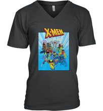 Load image into Gallery viewer, Marvel X Men Animated Series Poster Retro 90s Men's V-Neck
