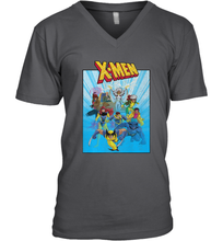 Load image into Gallery viewer, Marvel X Men Animated Series Poster Retro 90s Men's V-Neck

