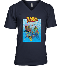 Load image into Gallery viewer, Marvel X Men Animated Series Poster Retro 90s Men's V-Neck
