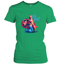 Load image into Gallery viewer, Marvel Captain Marvel Fly High Goose Cat Women's T-Shirt
