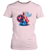 Load image into Gallery viewer, Marvel Captain Marvel Fly High Goose Cat Women's T-Shirt
