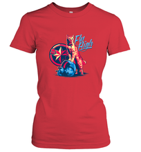 Load image into Gallery viewer, Marvel Captain Marvel Fly High Goose Cat Women's T-Shirt
