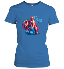 Load image into Gallery viewer, Marvel Captain Marvel Fly High Goose Cat Women's T-Shirt
