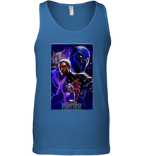 Load image into Gallery viewer, Marvel Black Panther Movie Wakanda Purple Poster Men's Tank Top
