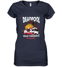 Load image into Gallery viewer, Marvel Deadpool Taco Tuesday Everyday Women's V-Neck T-Shirt

