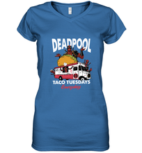 Load image into Gallery viewer, Marvel Deadpool Taco Tuesday Everyday Women's V-Neck T-Shirt
