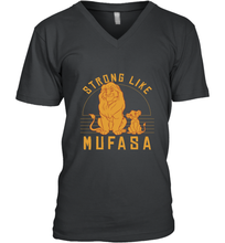 Load image into Gallery viewer, Disney Lion King Simba Strong Like Mufasa Men's V-Neck
