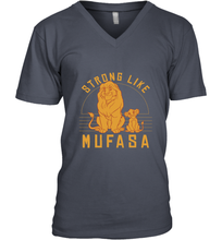 Load image into Gallery viewer, Disney Lion King Simba Strong Like Mufasa Men's V-Neck
