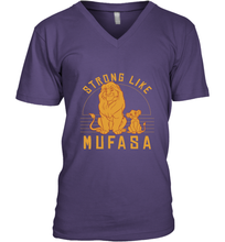 Load image into Gallery viewer, Disney Lion King Simba Strong Like Mufasa Men's V-Neck
