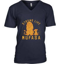 Load image into Gallery viewer, Disney Lion King Simba Strong Like Mufasa Men's V-Neck
