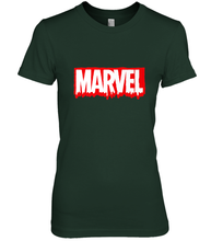 Load image into Gallery viewer, Marvel Logo Melting Letters Halloween Women's Premium T-Shirt
