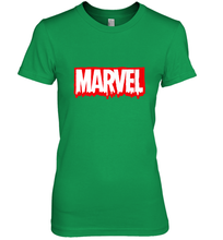 Load image into Gallery viewer, Marvel Logo Melting Letters Halloween Women's Premium T-Shirt
