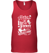 Load image into Gallery viewer, A mother is like a flower each one is beautiful and unique Men's Tank Top
