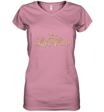 Load image into Gallery viewer, Disney Lady and the Tramp Logo Women's V-Neck T-Shirt
