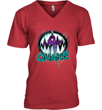 Load image into Gallery viewer, Marvel Rising Secret Warriors Quake Action Pose Logo Men's V-Neck
