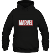 Load image into Gallery viewer, Marvel Classic Distressed Logo Hooded Sweatshirt
