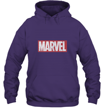 Load image into Gallery viewer, Marvel Classic Distressed Logo Hooded Sweatshirt
