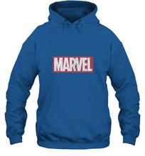 Load image into Gallery viewer, Marvel Classic Distressed Logo Hooded Sweatshirt
