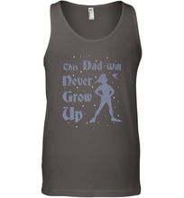 Load image into Gallery viewer, Disney Peter Pan This Dad Will Never Grow Up Men's Tank Top
